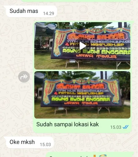 Pengiriman Papan Bunga Mekarpohaci Cilebar